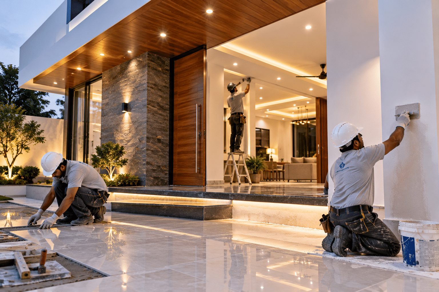 Quality finishing inside a modern home